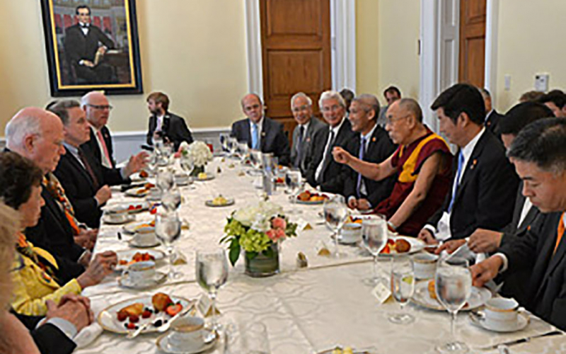 His Holiness the Dalai Lama Spends the Morning on Capitol Hill and the Afternoon with ICT